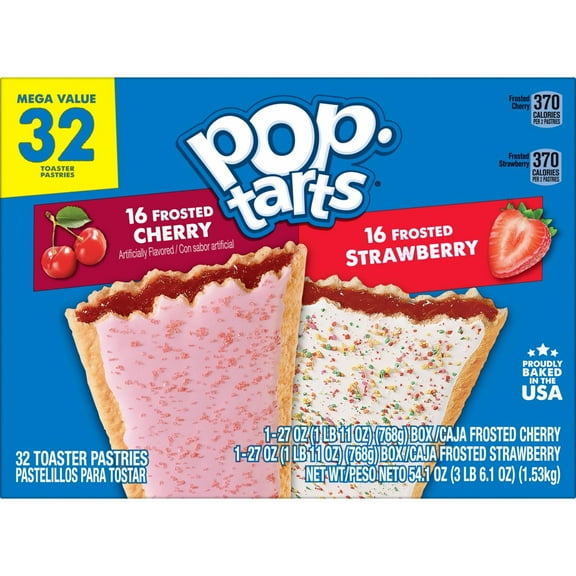 Pop-Tarts Variety Pack Toaster Pastries, 54.1 oz - 32 ct Packaging may vary