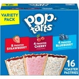 Pop-Tarts Variety Pack Toaster Pastries, Breakfast Foods, Shelf-Stable, 27 oz (4Pack of 16 Count)