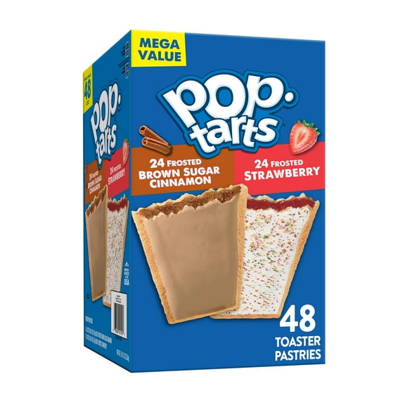 Pop-Tarts Variety Pack Toaster Pastries, Breakfast Foods, Shelf-Stable, 81.2 oz (48 Count)
