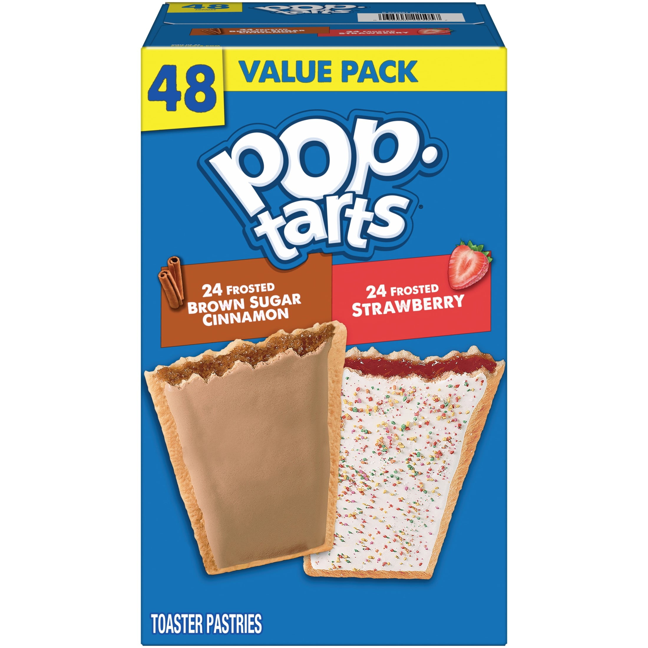 Pop-Tarts, Variety Pack Toaster Pastries, 48 Count, Shelf-Stable -  Walmart.com