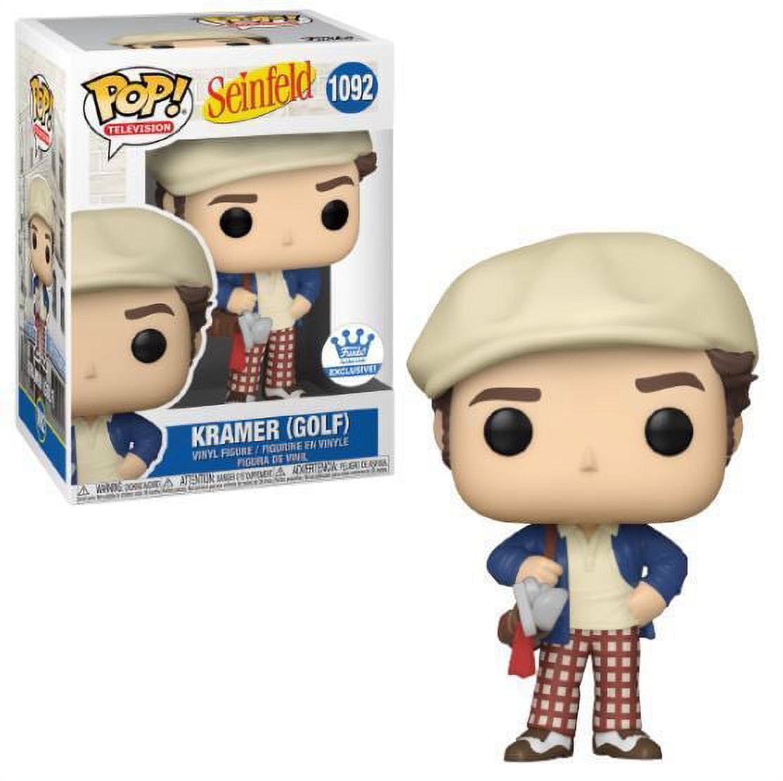 Pop! Television Seinfeld Vinyl Figure Kramer (Golf) #1092 Funko Exclusive