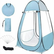 Pop Up Tent, Clear Outdoor Tents Sports Fishing, Rainproof and Windproof Beach Camping, Lightweight and Sturdy, Easy Set Up, UPF 50 Portable Folding 39" x 64"