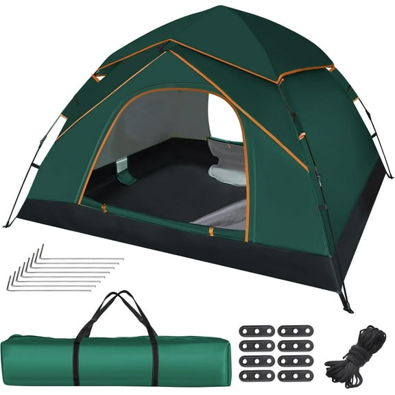 Pop Up Tents for Camping, 2-3 Person Camping Tent 60s Automatic Easy Setup Dome Tent, Waterproof Family Camping Tents, Lightweight Tents for Camping Hiking Backpacking Fishing Hunting