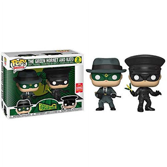 Pop! The Green Hornet and Kato (2-Pack) [SDCC] Toy Tokyo Sticker Exclusive Vinyl Figure
