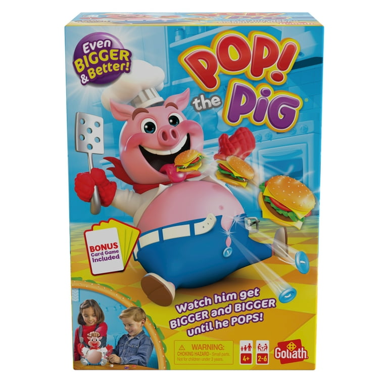 Pop The Pig (Bigger & Better) w/Greedy Granny Old Maid Card Game