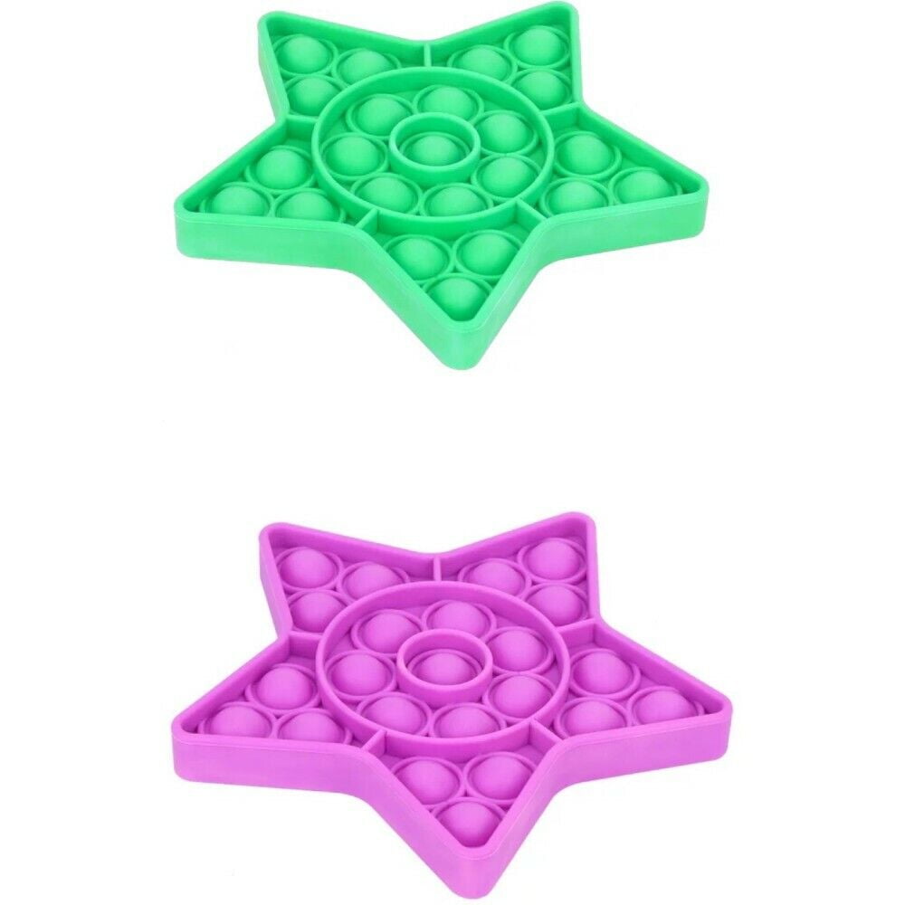 Dinosaur Pop Fidget Toy - Dual-Sided Silicone Sensory Toy For Stress Relief & Focus