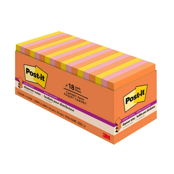 Pop-Up 3 X 3 Note Refill, Rio De Janeiro, 90 Notes/pad, 18 Pads/pack | Bundle of 5 Packs