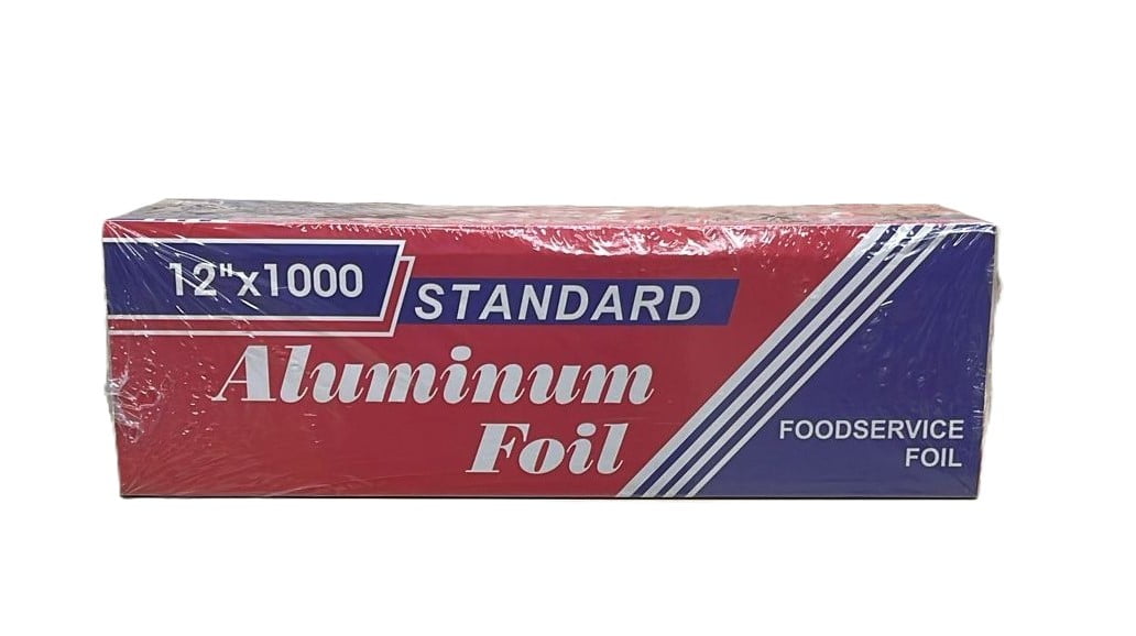 Aluminum Foil Wrap Roll, 12 in x 1000 ft, 1 Count