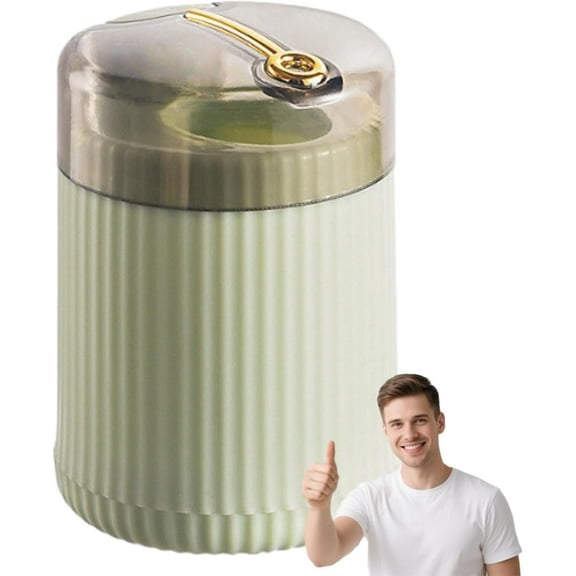 Pop-Up Automatic Toothpick Dispenser, Push Button Toothpick Holder Container, Hygienic Storage Box for Home Kitchen Restaurant, Portable & Creative Design