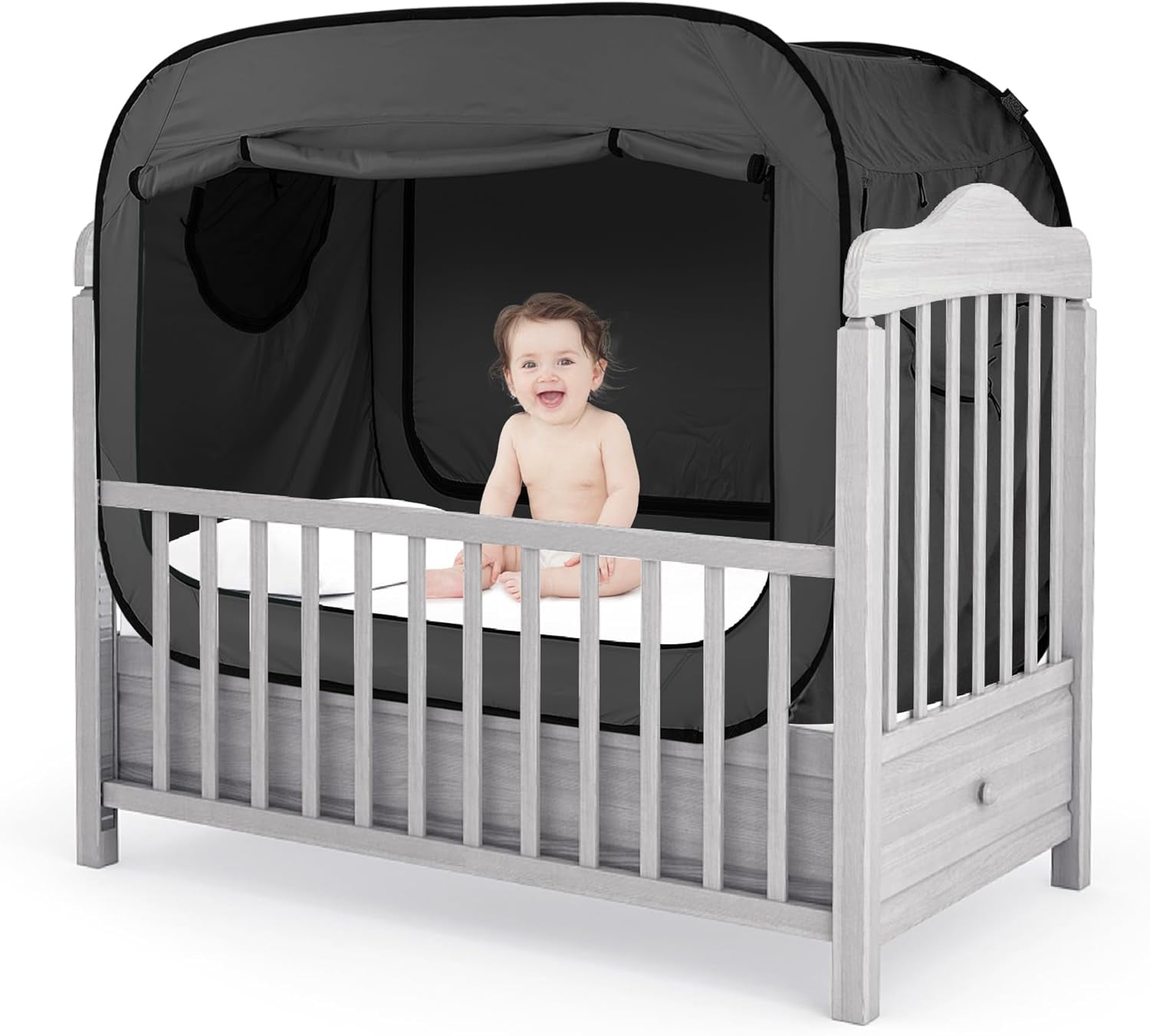 Crib bed tent discount