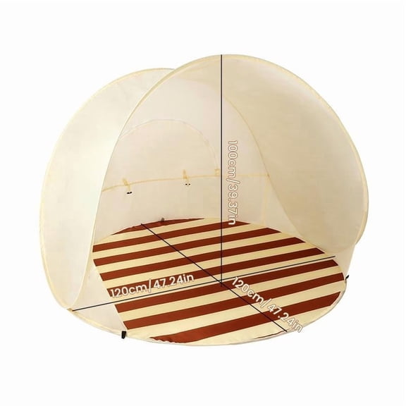 Pop Up Beach Tent Instant Setup-UV Protection, Portable Outdoor Shelter for Family Picnic, Beach and Camping