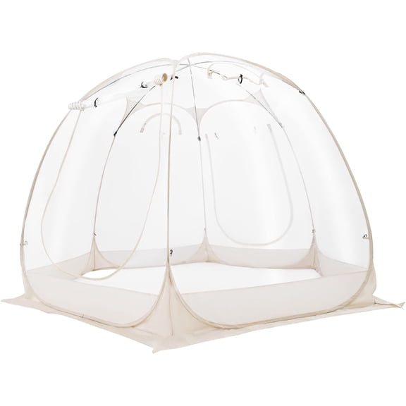 Pop Up Bubble Tent Protable Camping Tent with Storage Bag Garden Courtyard Dome Tent for 5-8 Person, Clear Outdoor Tent for Camping Picnics