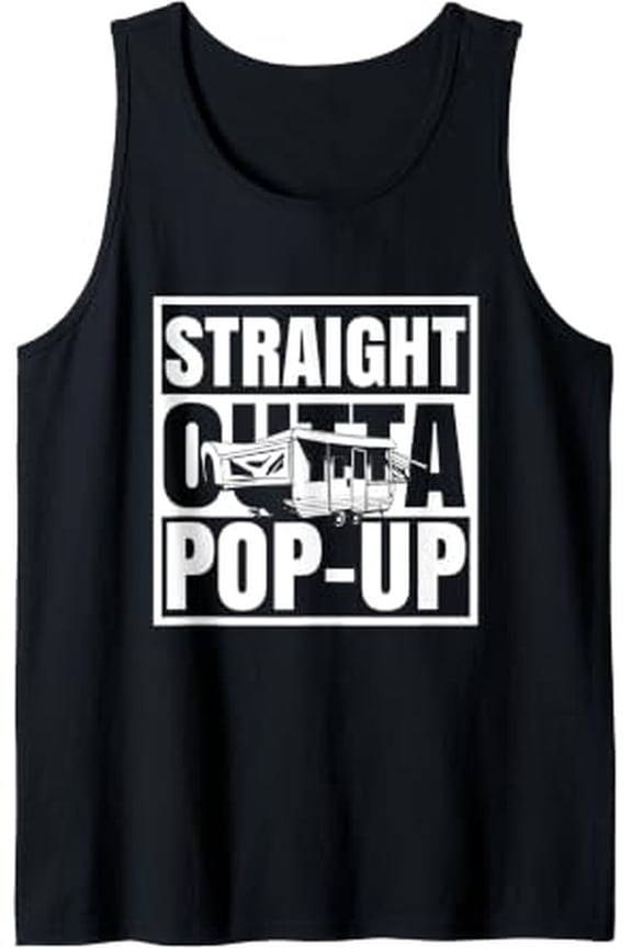 Pop Up Camper Tank Top Size S-3XL