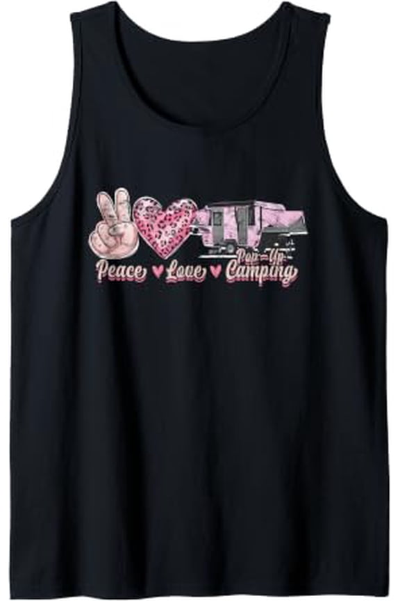 Pop Up Camping Pop Up Trailer Pop Up Camper Tank Top Size S-3XL