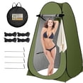 thumbnail image 1 of Pop Up Camping Shower Tent Portable Privacy Changing Room Toilet Tent with Carry Bag for Outdoor Beach Hiking Travel, 1 of 7