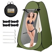 Pop Up Camping Shower Tent Portable Privacy Changing Room Toilet Tent with Carry Bag for Outdoor Beach Hiking Travel