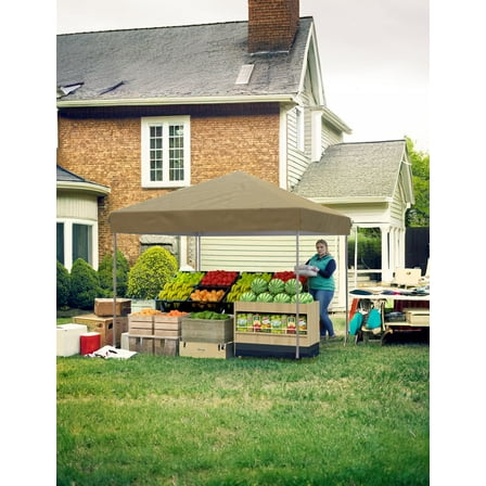 Pop-Up Canopy with One-Person Setup, One-Touch Gazebo, Heavy Duty, Waterproof and UV Protection, Tent for Camping, Beach, Parties, and Outdoor Use