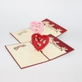 thumbnail image 1 of Pop Up Cards, Cupid's Valentine, 12 Inch Life Sized Forever Flower Bouquet 3D Popup Greeting Cards, Valentine's Day, Anniversary Card, Note Card & Envelope, 1 of 7