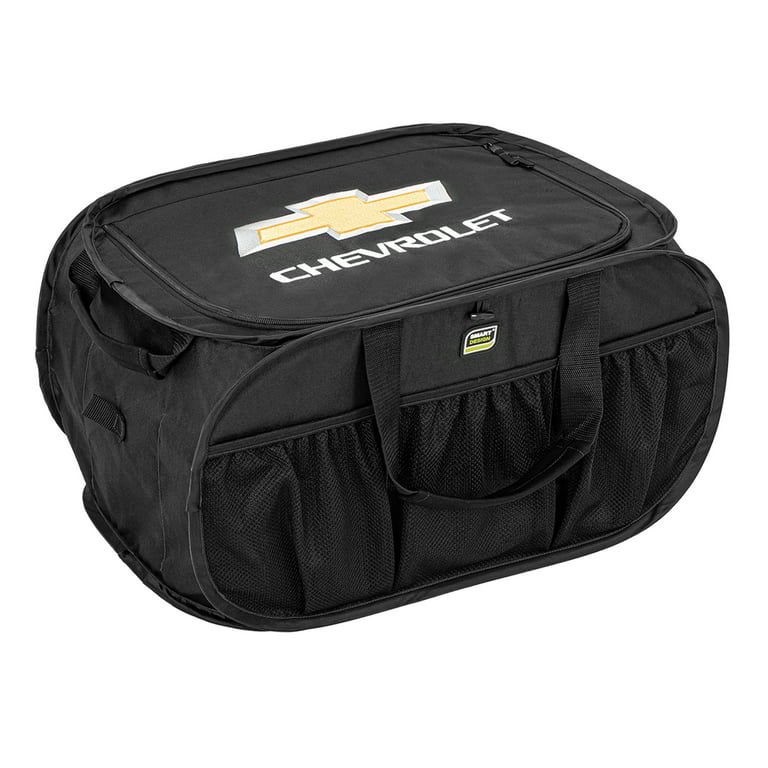 Chevrolet Pop Up Trunk Organizer with Easy Carry Handles, Side Pockets, and  Zipper Top