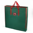 thumbnail image 1 of Pop Up Christmas Tree Bag - 34" Square Pre lit Christmas tree Container Oxford Polyester Fit 5-6.5 feet Pull Up Christmas Tree Bag (Green), 1 of 8