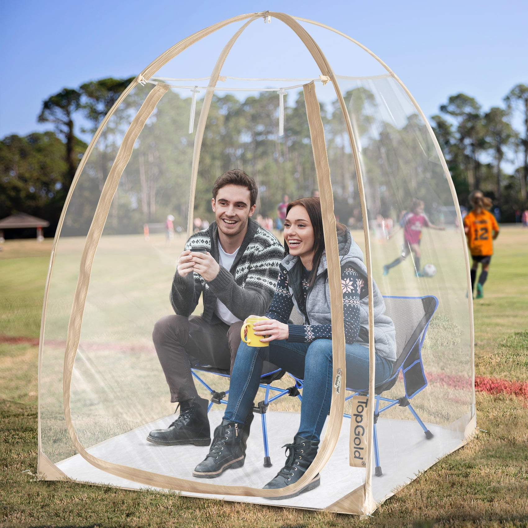 Pop Up Tent EighteenTek Sports Tent Weather Proof Pod Bubble Tent