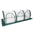 thumbnail image 1 of Pop Up Clear Greenhouse Cover For Cold Frost Protector Gardening Plants Pot Flower Shelter 118"x39"x39", 1 of 2