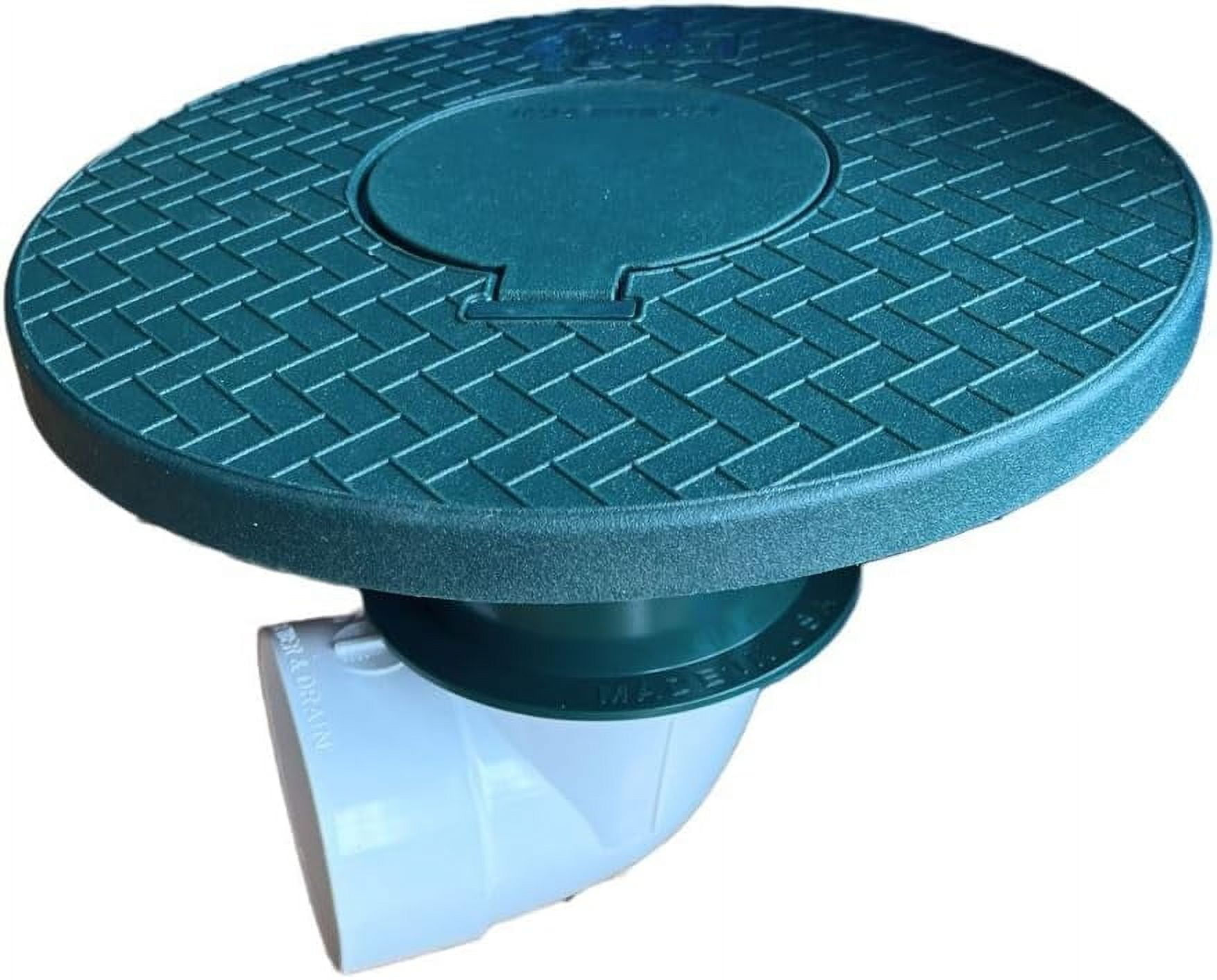 Pop Up Drainage Emitter for Downspouts, Yard Drains, Gutter Drains (Pop Up Emitter Connects to 4 PVC)