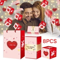 Pop Up Explosion Money Box for Cash Gift Birthday, Valentine Day Surprise Gift Box, Explosive Money Gift Box Pop Up Cash Box