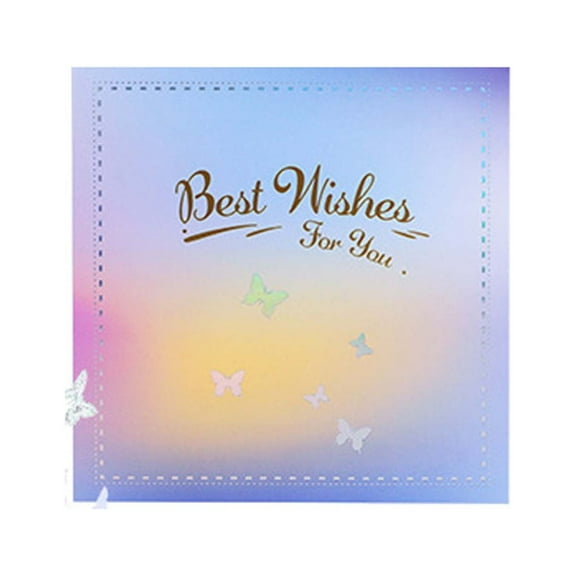 Pop Up Flower Greeting Card with Butterfly for Birthdays, Thank You, Get Well or Any Occasion by Devine Cards