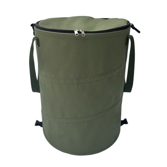 Pop Up Foldable Camping Trash Can, Reusable Portable Outdoor Garbage Bin, Collapsible Waste Container for Garden, Yard, Travel, Home