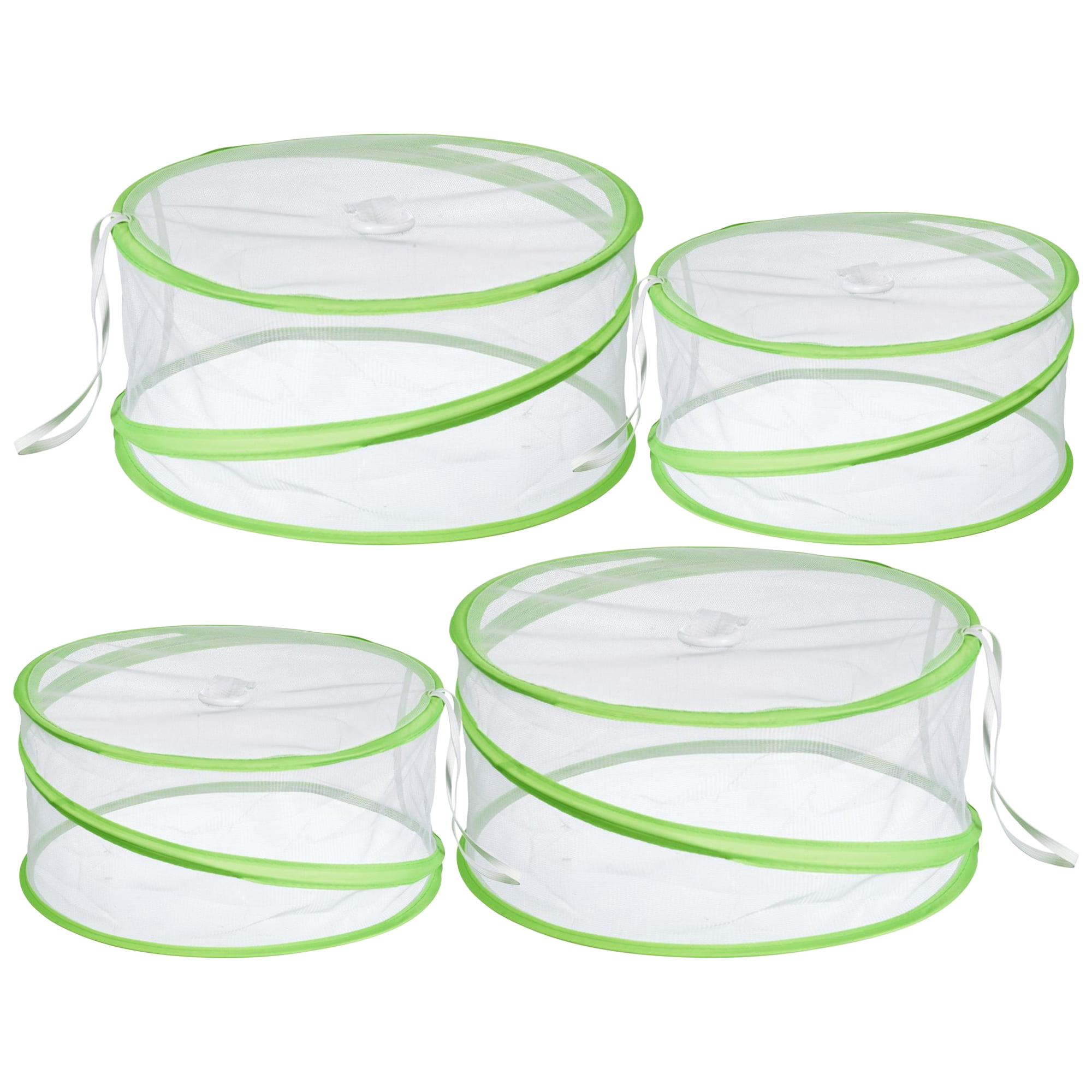 Pop Protector Use Pop Up Food Cover Protectors Set – Fine Mesh Nylon Screen, Collapsible ...