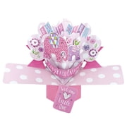 Pop-Up Greeting Card   Baby Girl New Baby Congratulations
