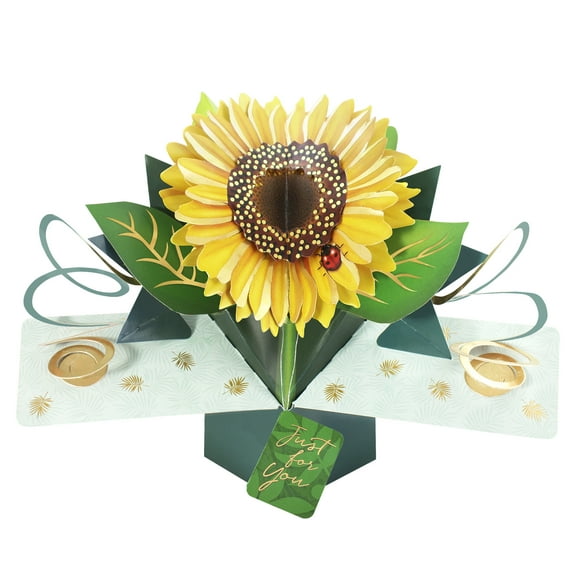 Pop-Up Greeting Card  Sunflower (Birthday)
