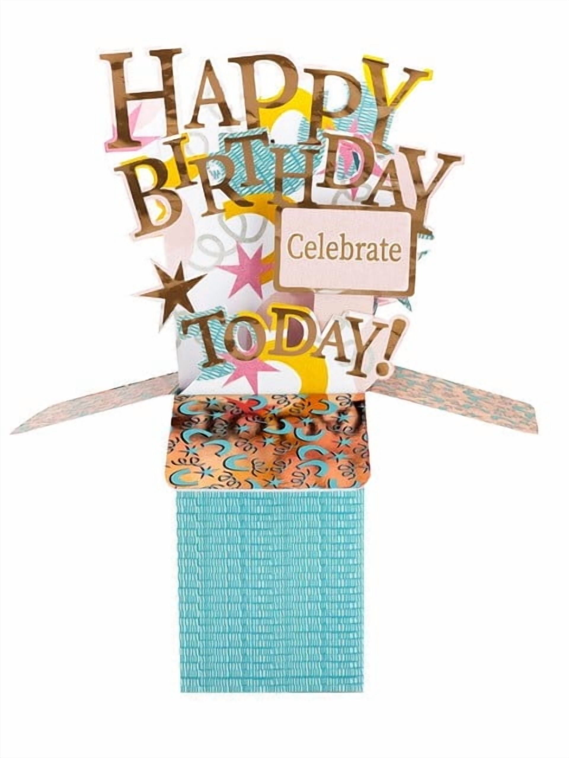 Pop-Up Happy Birthday Card - Walmart.com