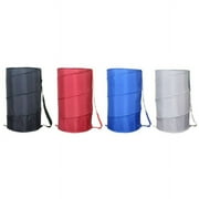 Pop Up Laundry Hamper with Shoulder Strap, Blue
