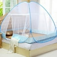 thumbnail image 1 of Pop-Up Mosquito Net Tent for Beds Anti Mosquito Bites Folding Design with Net Bottom for Baby Adults, 1 of 7