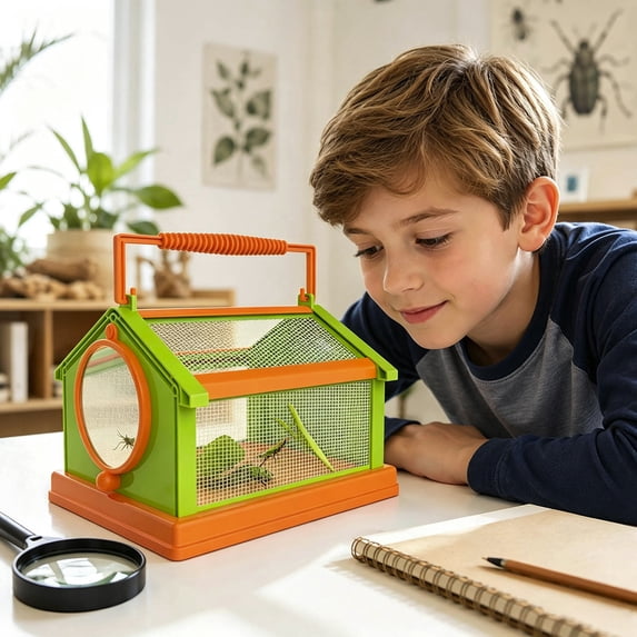Pop Up Pet Habitat Cage With Collapsible Design, Mesh Pet House Carrier With Window, Portable Critter Keeper For Small Animals Reptiles Outdoor