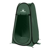 Pop-Up Pod - Instant Privacy Tent Dressing Room or Portable Shower Stall with Carry Bag for Camping Beach or Tailgate by Wakeman Outdoors (Green)