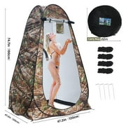 Pop up Shower Tent, Upgrade Privacy Tent, Portable Outdoor Camping Bathroom Toilet Tent Changing Dressing Room Privacy Shelters Room for Hiking and Beach Sun Shelter Picnic Fishing