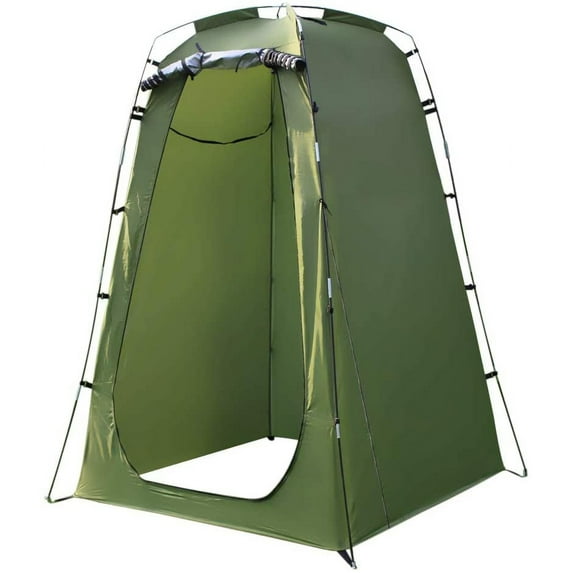 Pop Up Privacy Shower Tent Portable Outdoor Sun Shelter Camp Toilet Changing Dressing Room(Green)