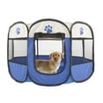 thumbnail image 1 of PETMAKER Pop-Up Dog Playpen and Cat Tent - Water-Resistant Enclosure (Blue), 1 of 8