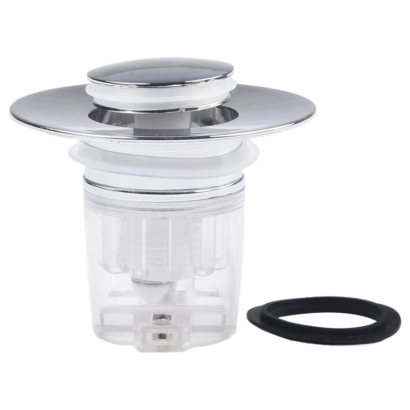 Pop-Up Sink Drain Strainer Plug Bathroom Sink Plug Stopper Universal Basin Core Drain Filter ...