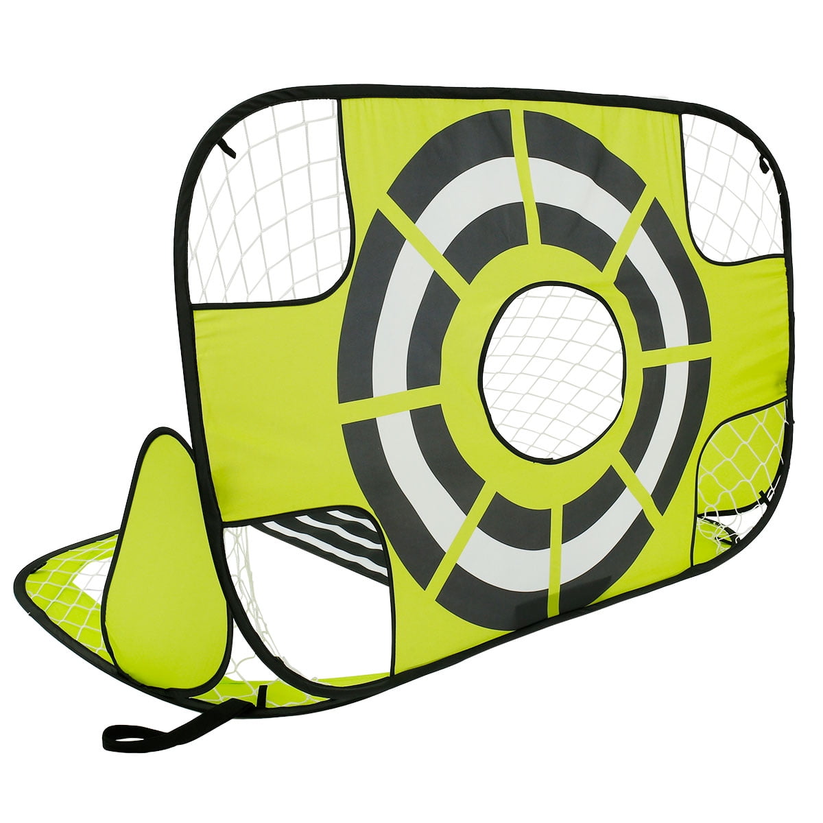 Pop Up Soccer Goal Set Portable Foldable Soccer Goal Net with Storage