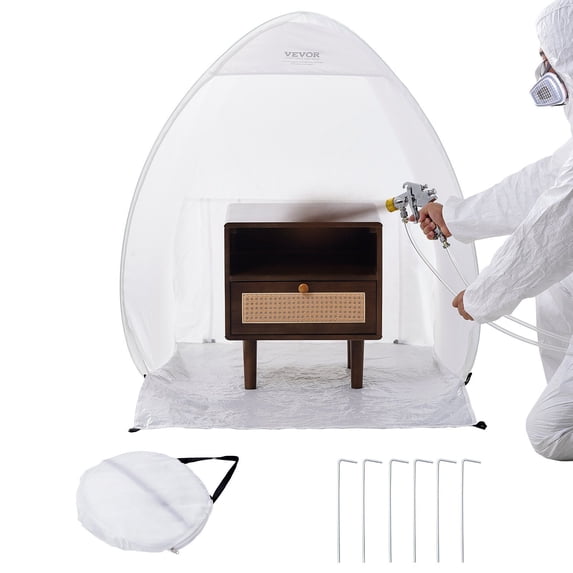 Pop-Up Spray Paint Shelter - 40x35x40 in Portable Art Tent, Compact & Easy Setup for Indoor/Outdoor Use