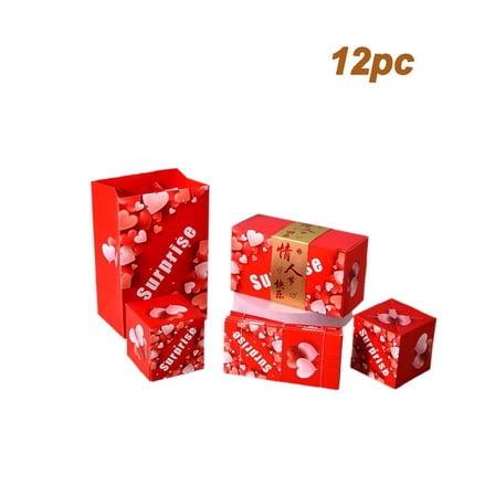 Pop Up Surprise Box 12 Layer Explosion Bounce Gift Jump Box for Valentine's Day Birthday Christmas Anniversary Proposal Romantic Present