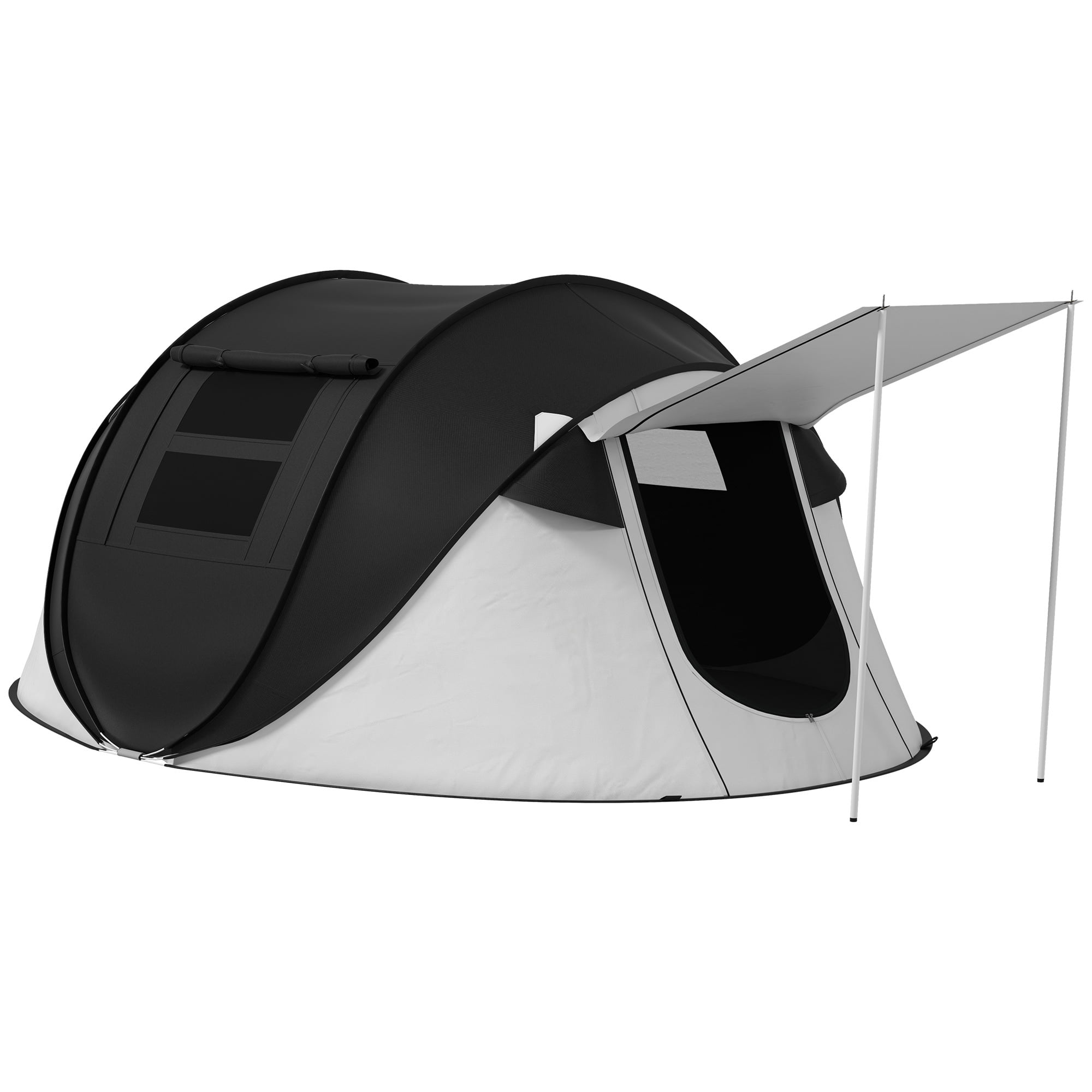 Pop Up Tent, Instant Camping Tent with Porch and Carry Bag, 3000mm Waterproof, for 2-3 People