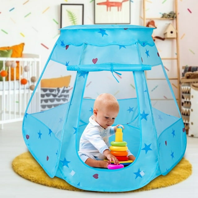 Pop Up Tent Toddler Girl Play Tent Foldable Ball Pit Kids Tent w