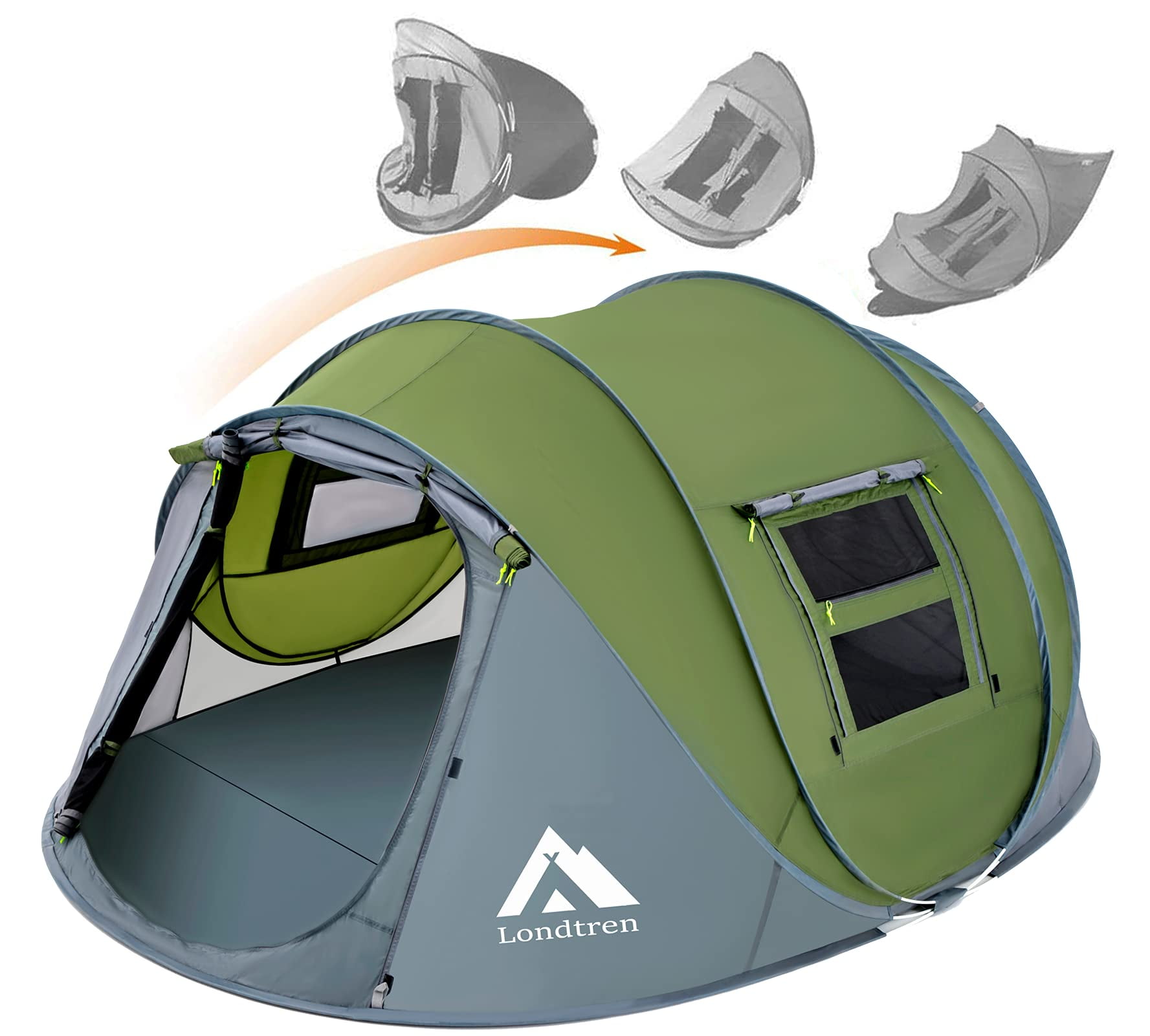 Pop Up Tents for Camping 4 Person Waterproof Pop Up Army Tents Surplus Tents Military Popup Tent