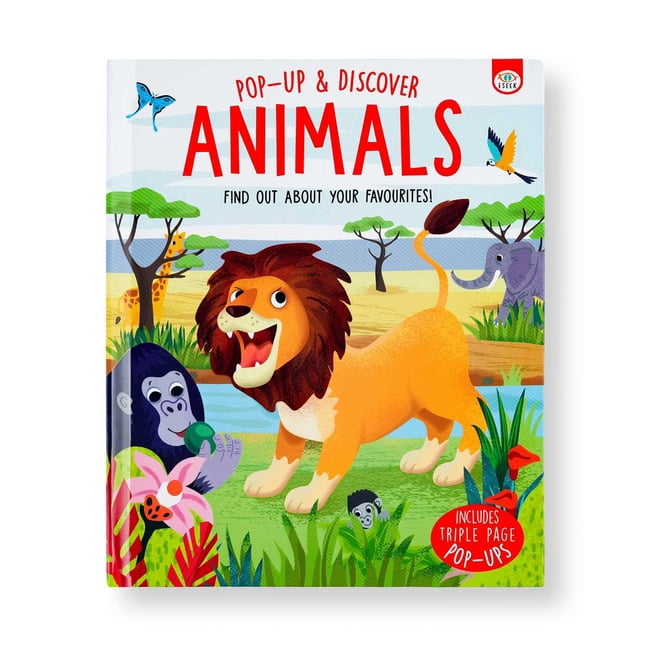 Pop-Up and Discover: Animals, (Board Book)