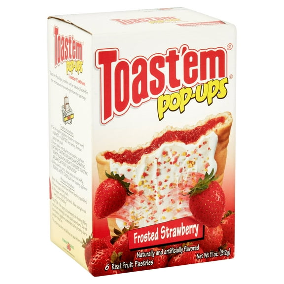 Pop-Ups Toaster Pastries, Frosted Strawberry Sugar, 11 Oz